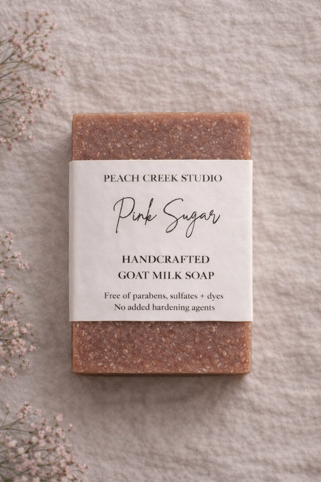 Handcrafted Goat Milk Soap - Pink Sugar