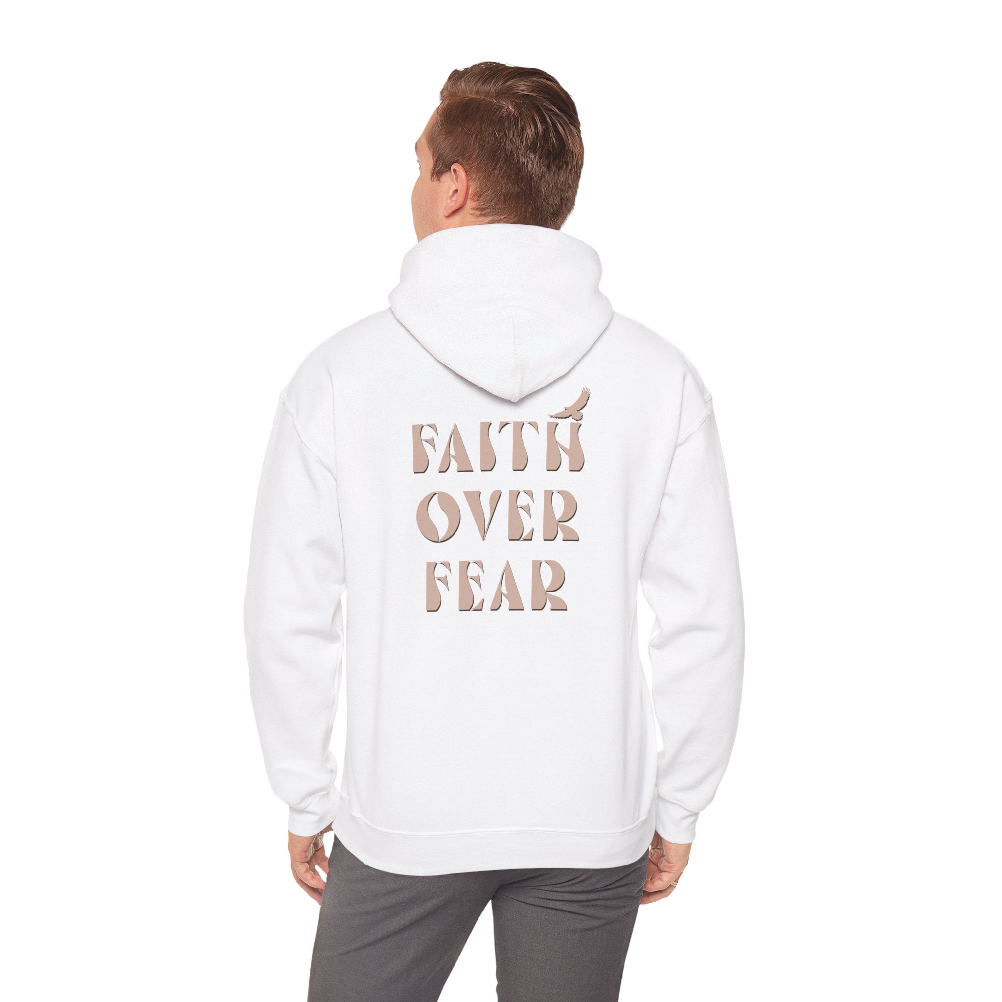 Faith Over Fear Hoodie — Inspirational Pullover