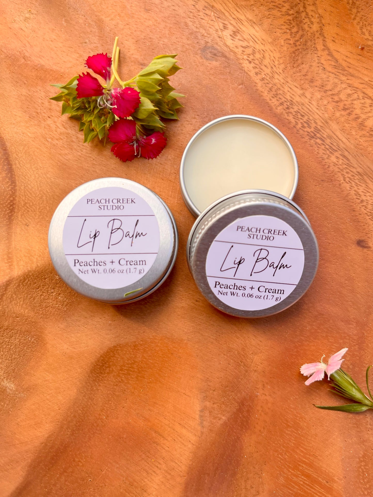 Lip Balm - Peaches + Cream