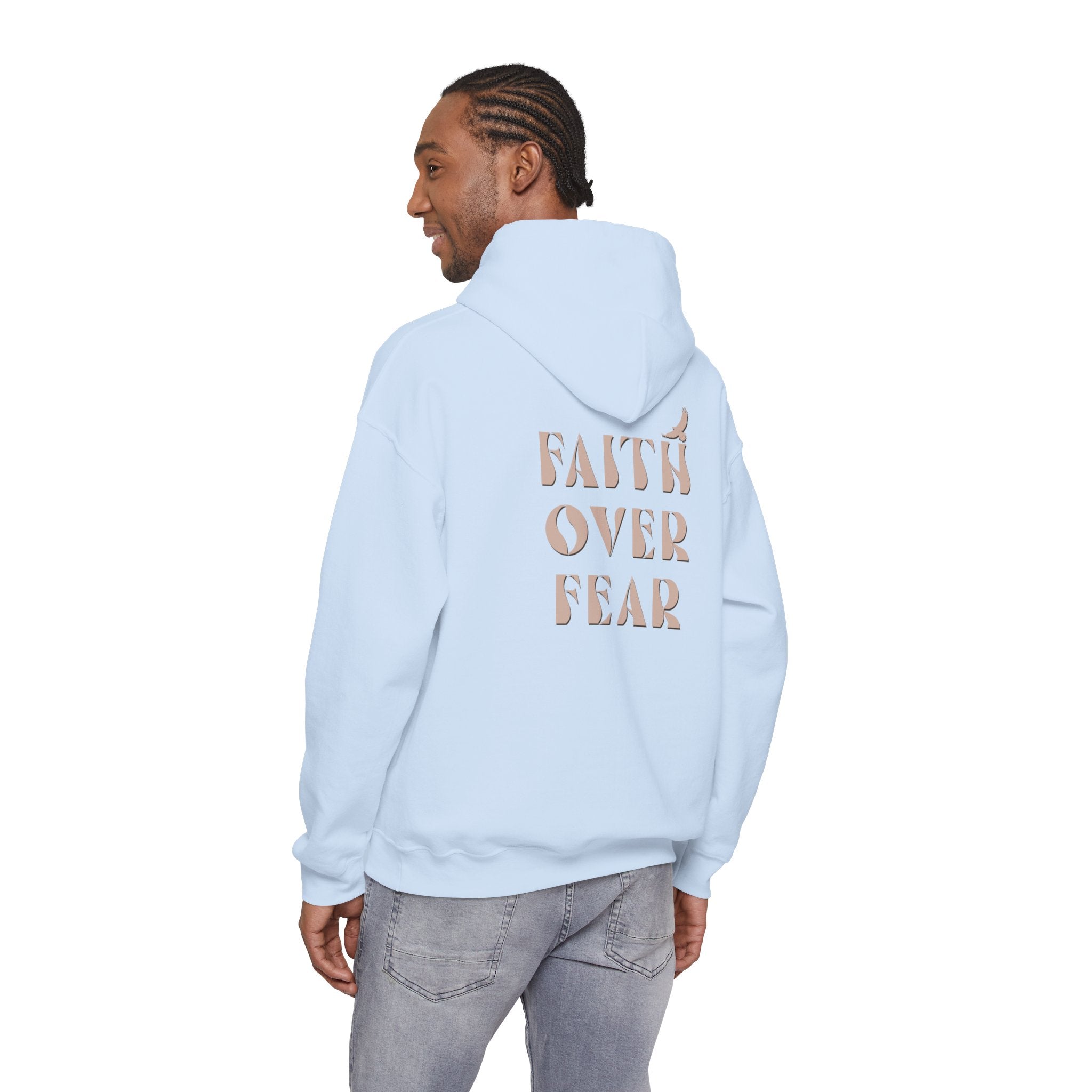 Faith Over Fear Hoodie — Inspirational Pullover