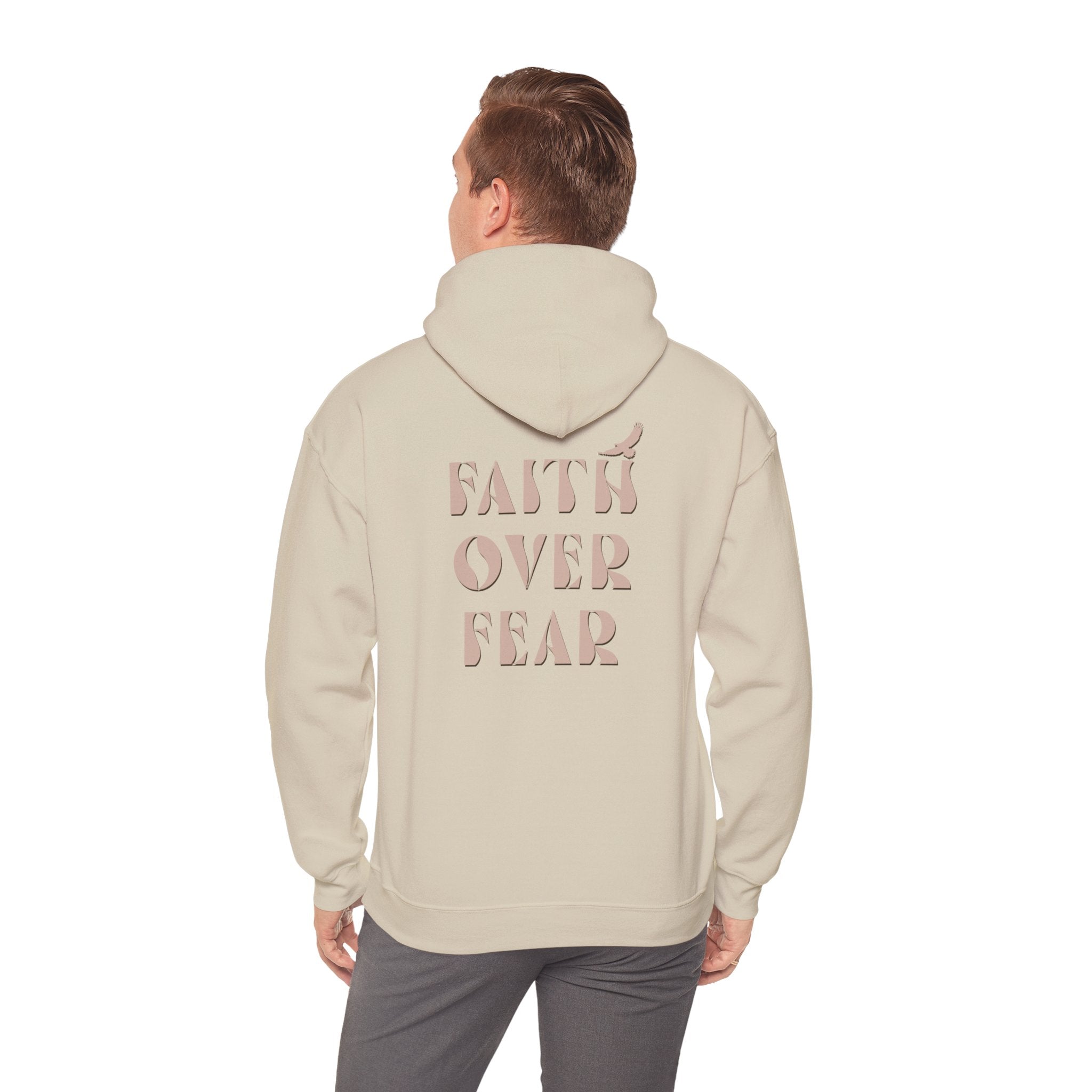 Faith Over Fear Hoodie — Inspirational Pullover