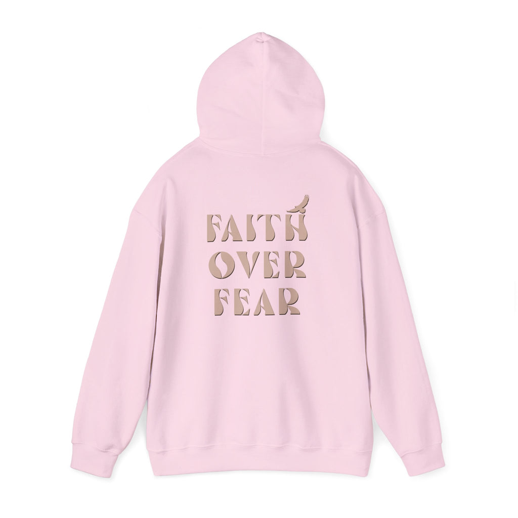 Faith Over Fear Hoodie — Inspirational Pullover