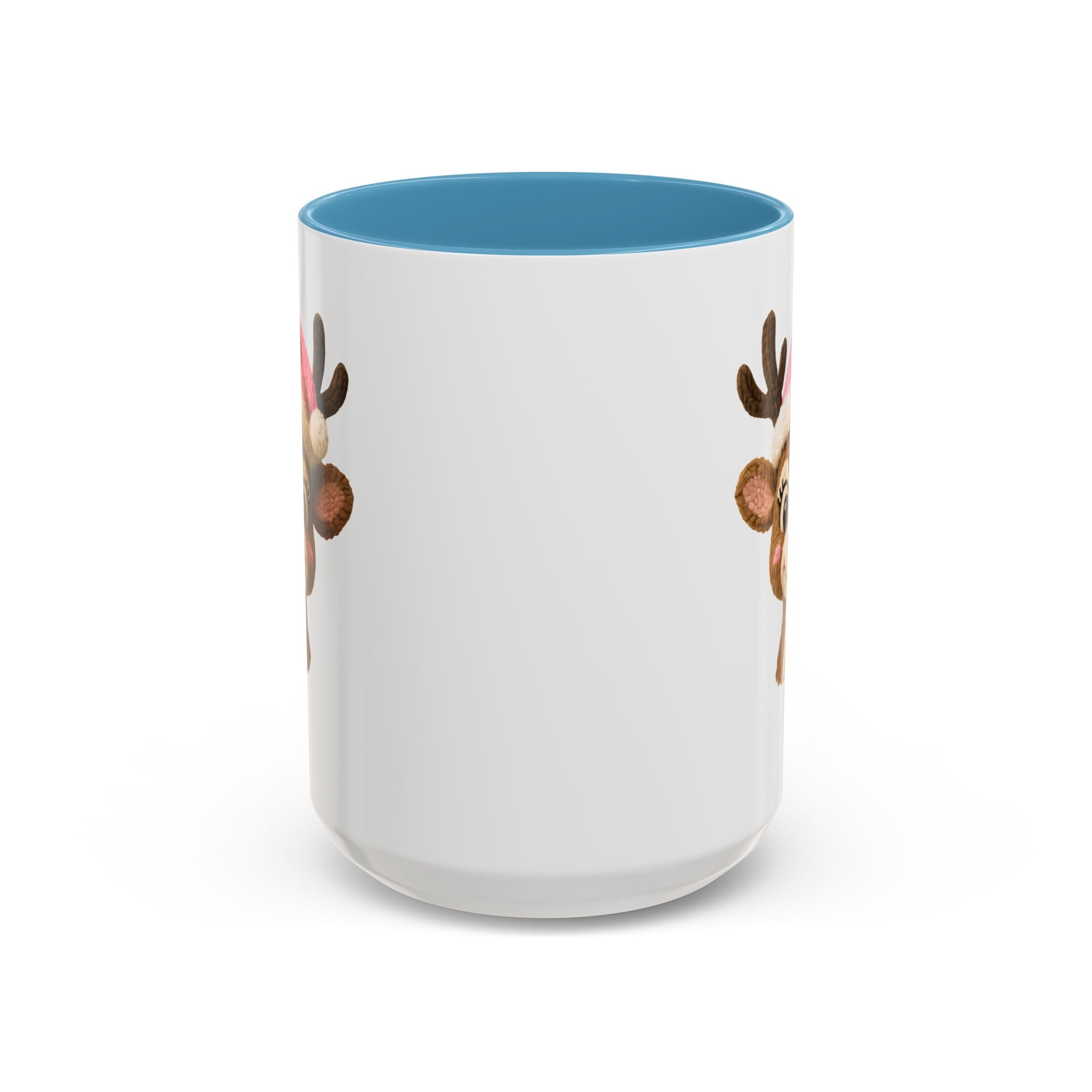 Rudolph Knit Accent Coffee Mug — Cute Holiday Coffee Cup (11/15 oz)