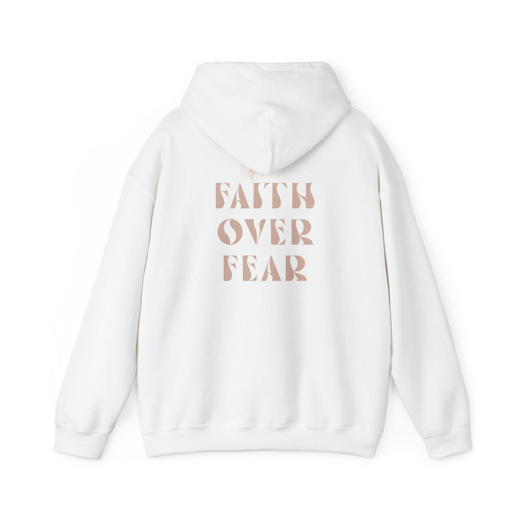 Faith Over Fear Hoodie — Inspirational Pullover Hoodie