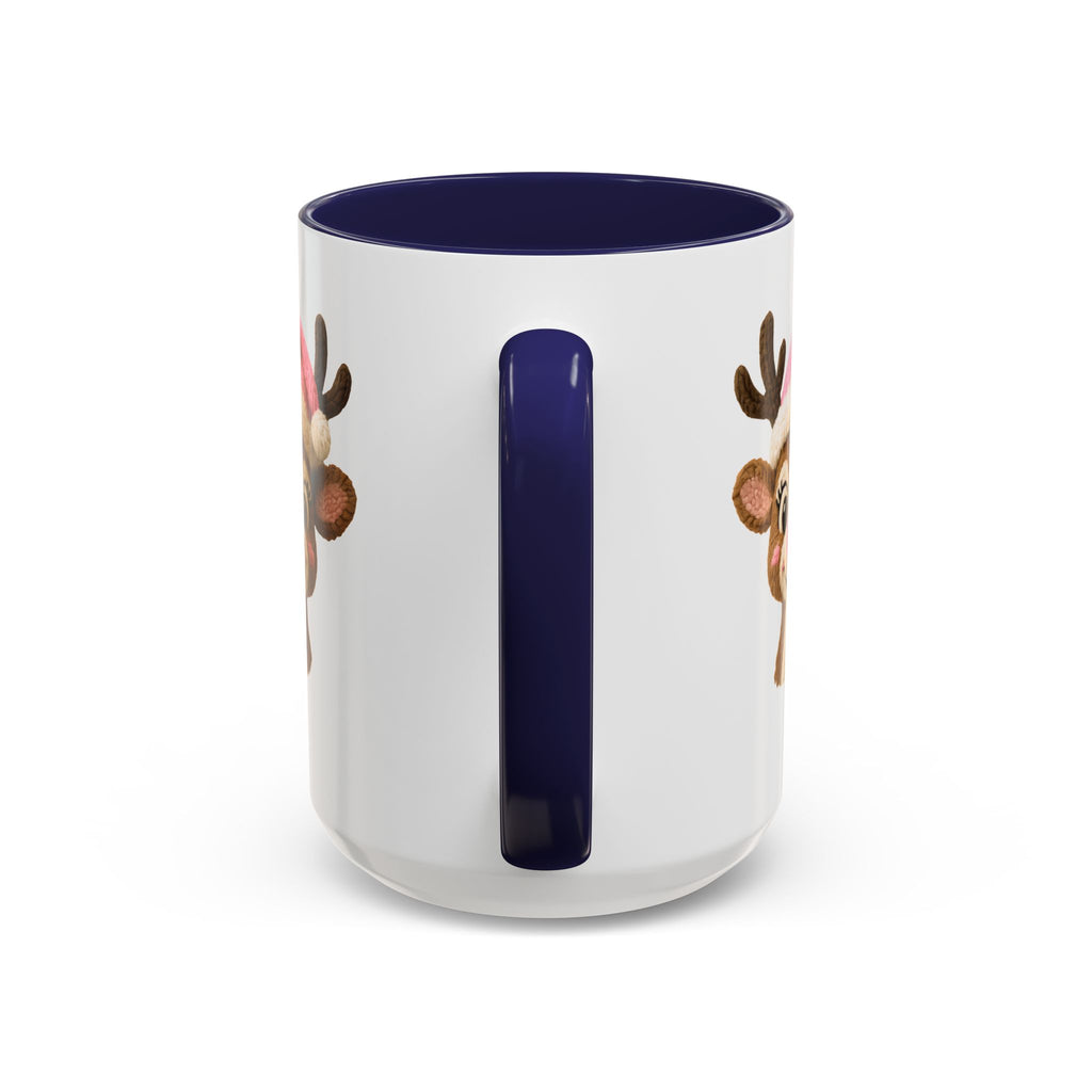 Rudolph Knit Accent Coffee Mug — Cute Holiday Coffee Cup (11/15 oz)