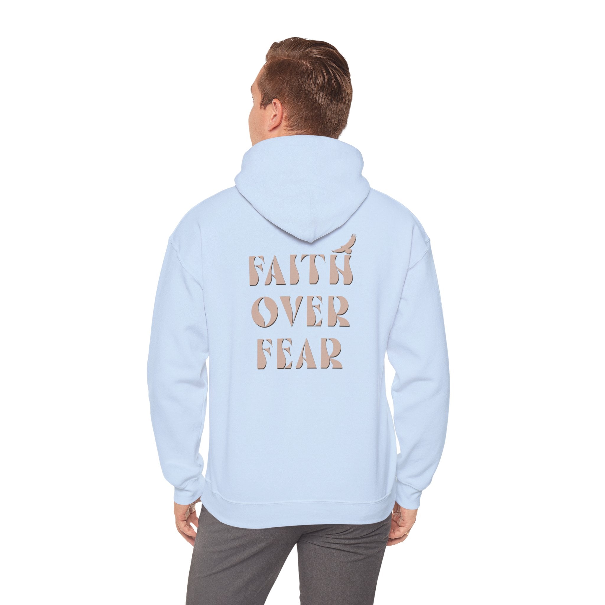 Faith Over Fear Hoodie — Inspirational Pullover