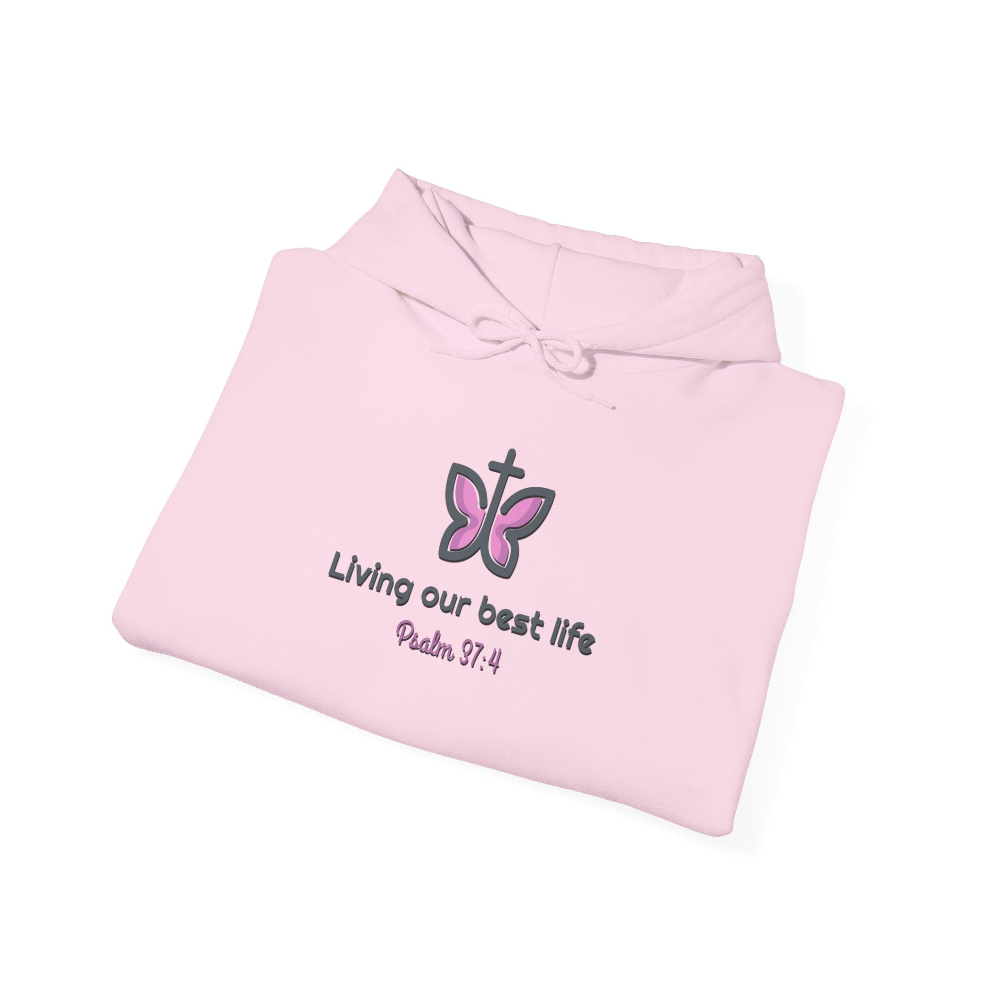 Living Our Best Life Inspirational Hoodie