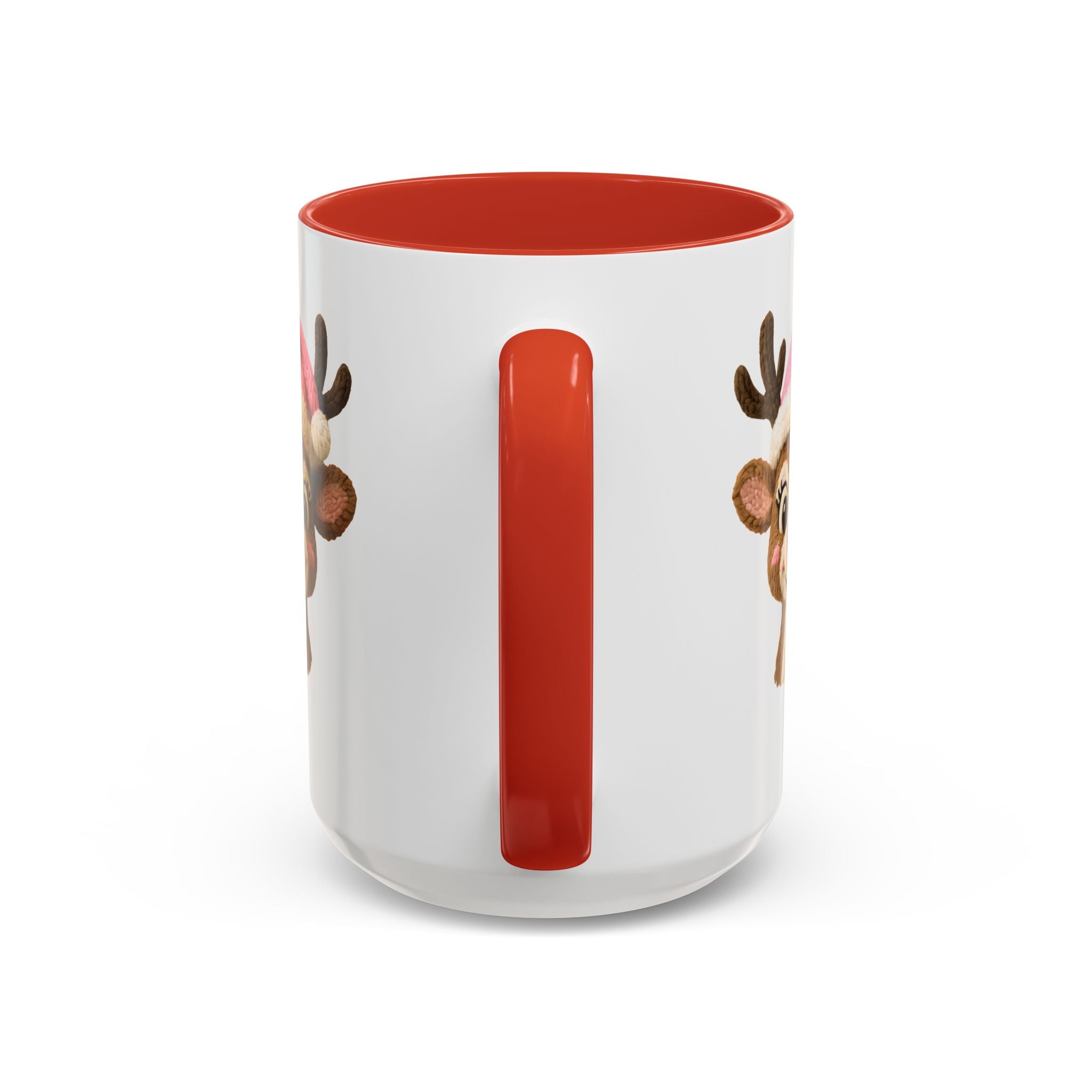 Rudolph Knit Accent Coffee Mug — Cute Holiday Coffee Cup (11/15 oz)
