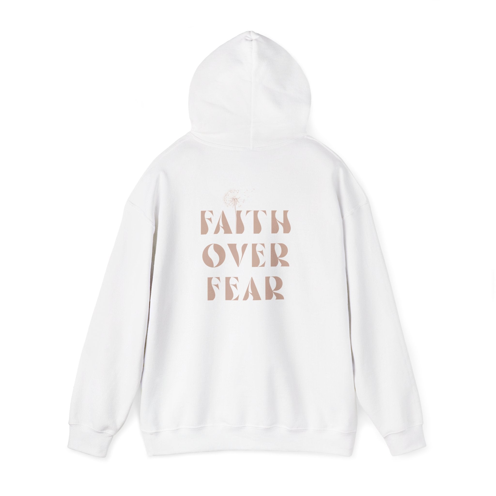 Faith Over Fear Hoodie — Inspirational Pullover Hoodie
