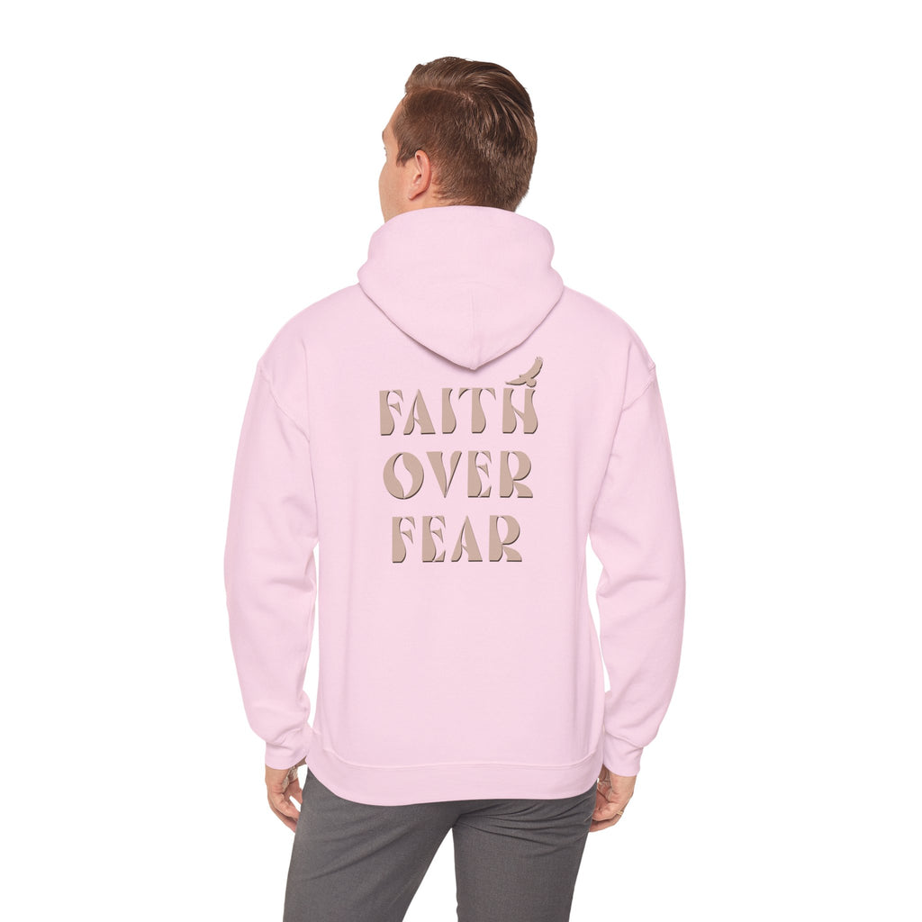 Faith Over Fear Hoodie — Inspirational Pullover