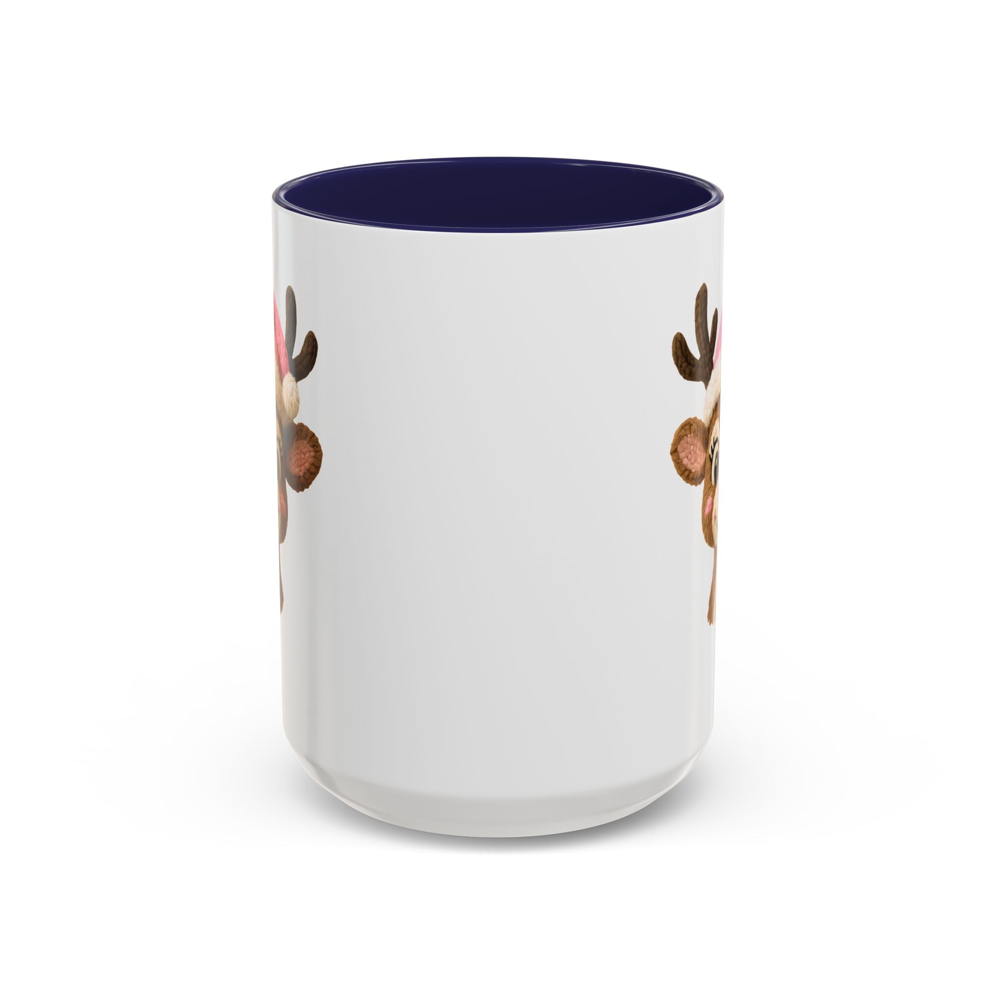Rudolph Knit Accent Coffee Mug — Cute Holiday Coffee Cup (11/15 oz)