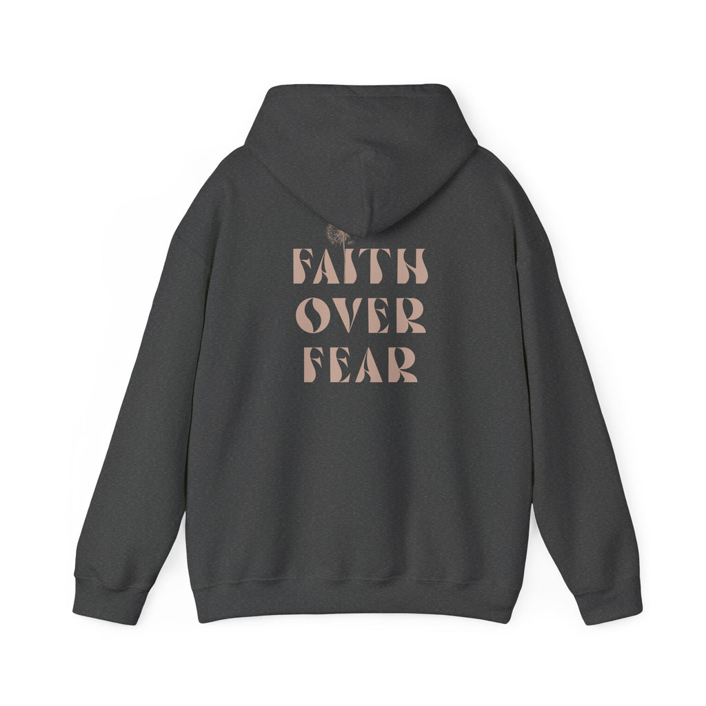 Faith Over Fear Hoodie — Inspirational Pullover Hoodie