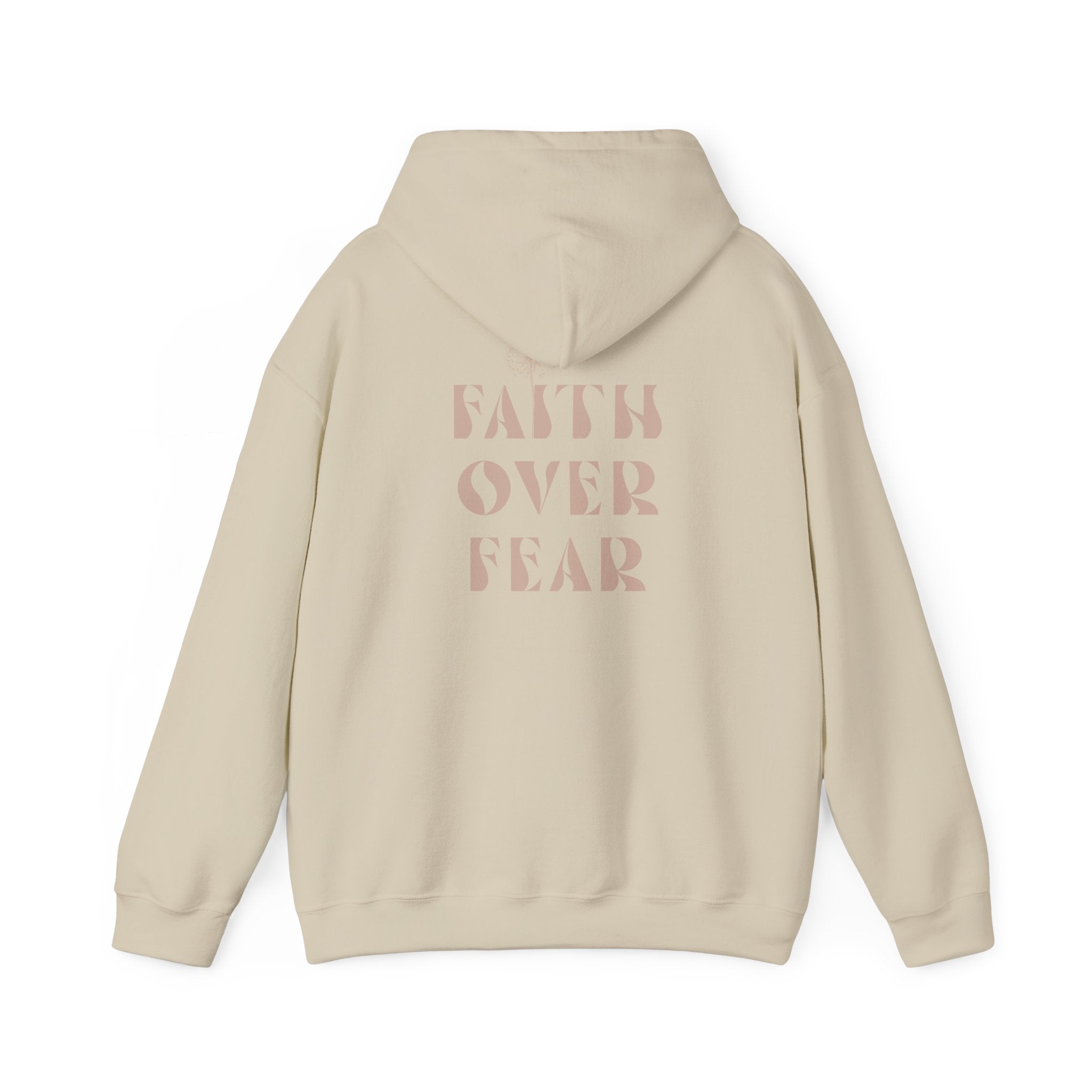 Faith Over Fear Hoodie — Inspirational Pullover Hoodie