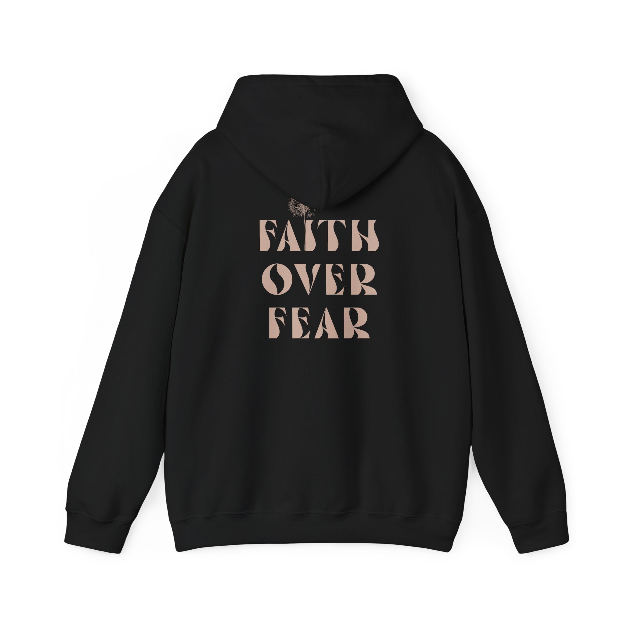 Faith Over Fear Hoodie — Inspirational Pullover Hoodie