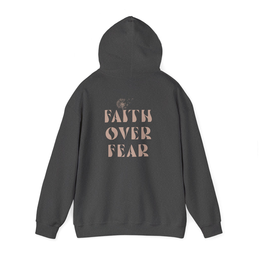 Faith Over Fear Hoodie — Inspirational Pullover Hoodie