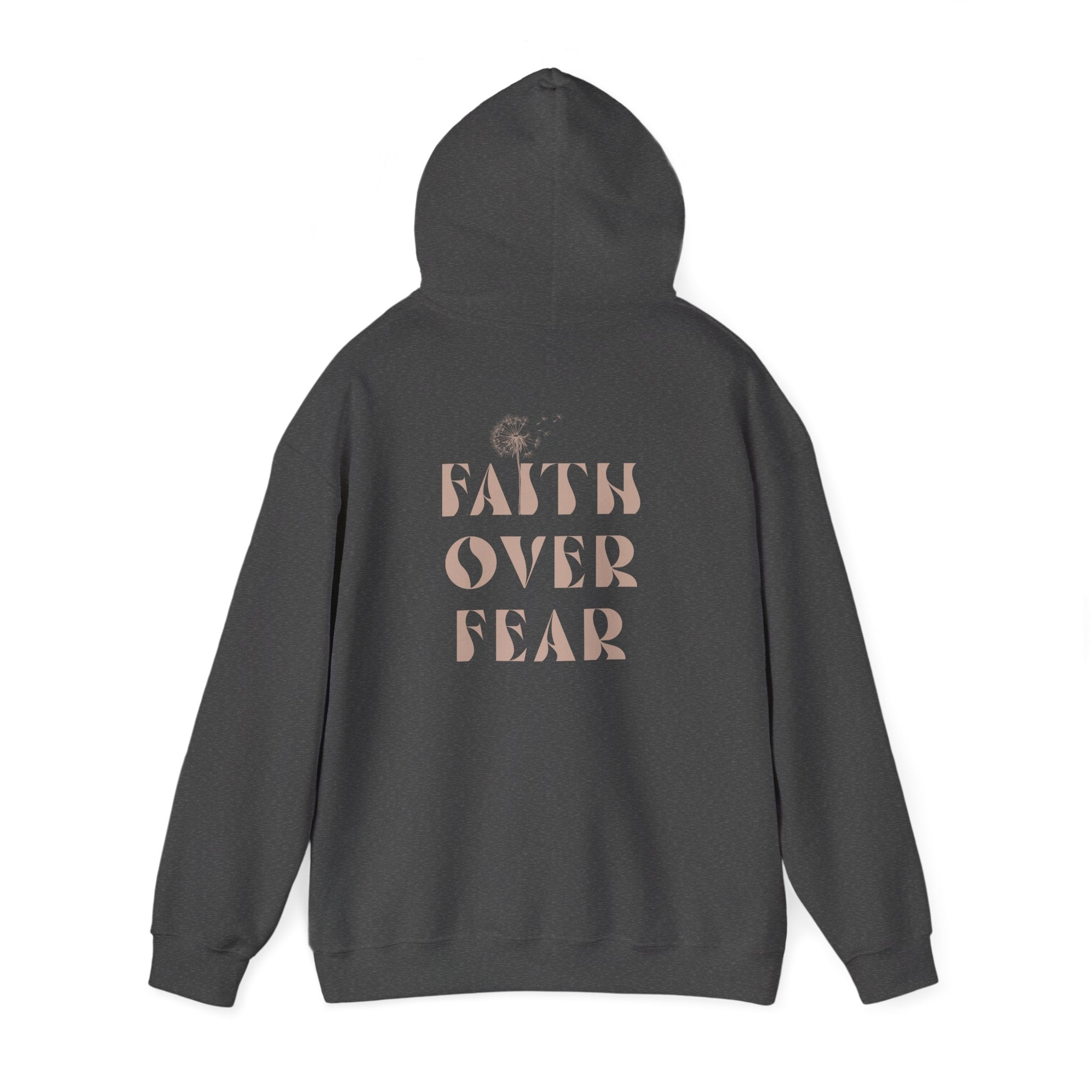 Faith Over Fear Hoodie — Inspirational Pullover Hoodie