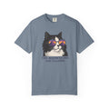 Cat Graphic T-Shirt — "The Meowtains Are Calling" Retro Sunglasses Tee