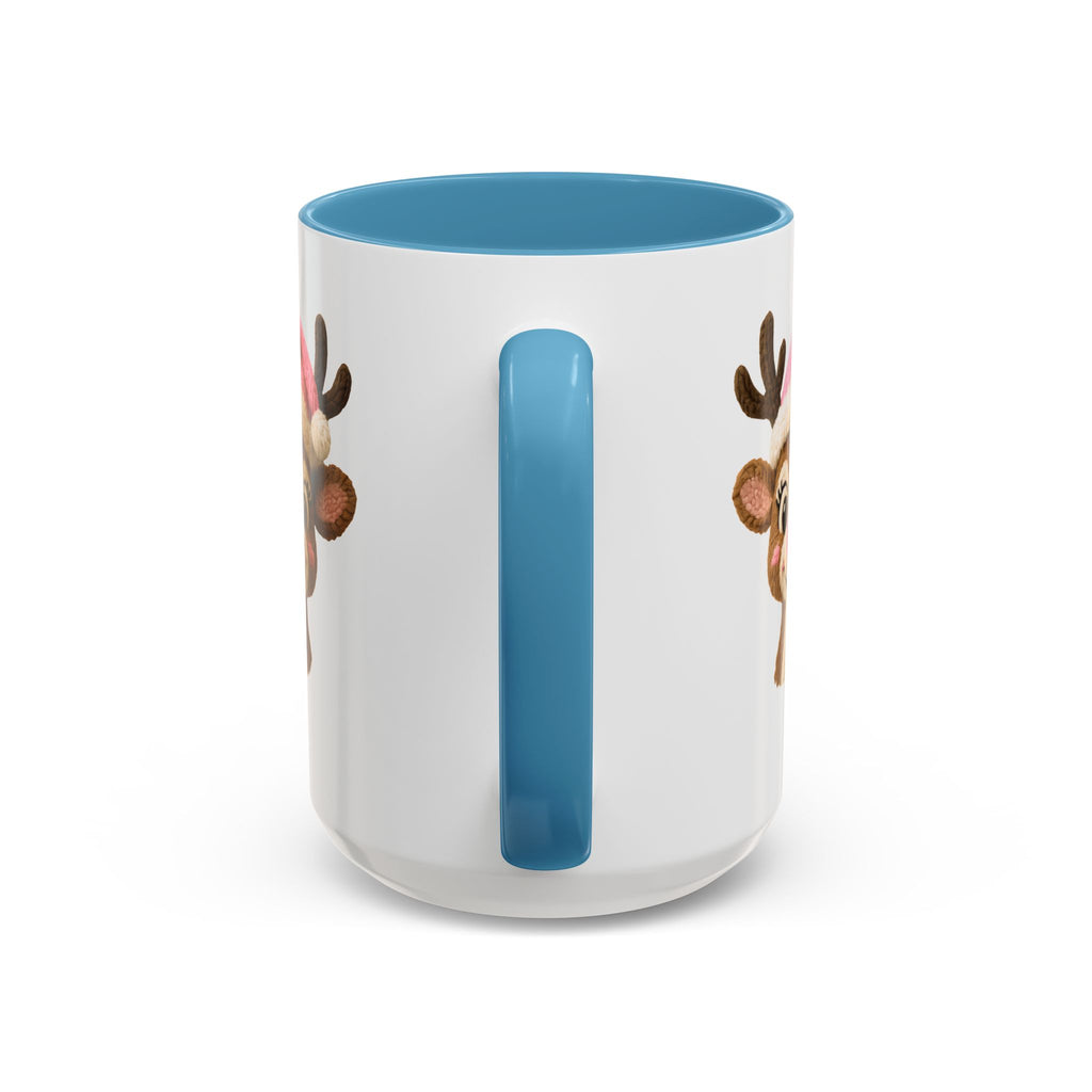 Rudolph Knit Accent Coffee Mug — Cute Holiday Coffee Cup (11/15 oz)