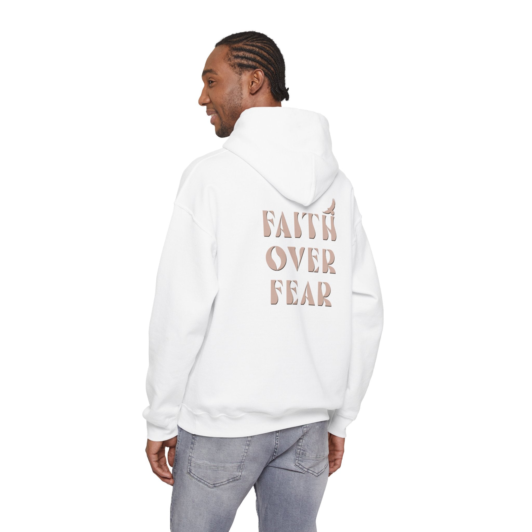 Faith Over Fear Hoodie — Inspirational Pullover
