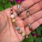 13.25” Red Creek Jasper Suede Choker Necklace