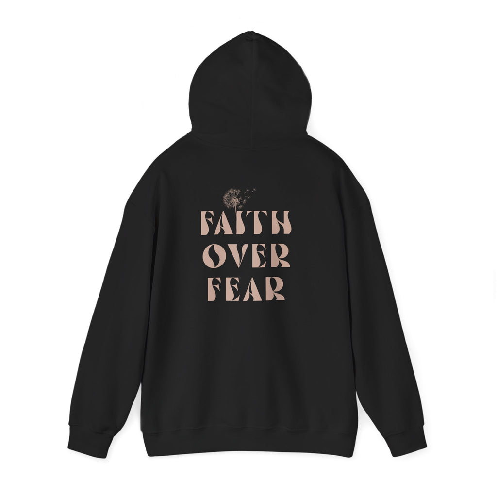 Faith Over Fear Hoodie — Inspirational Pullover Hoodie
