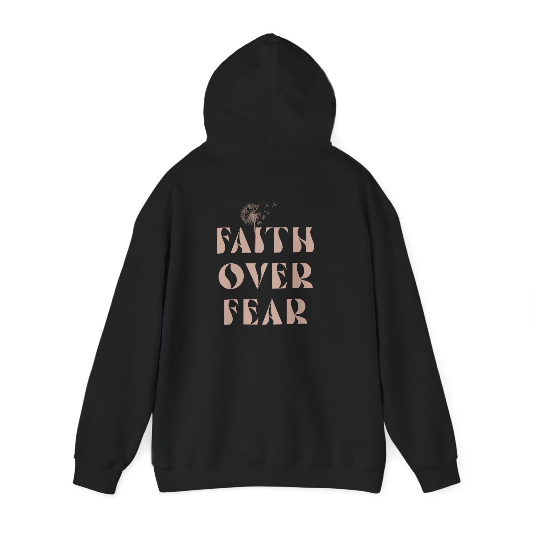 Faith Over Fear Hoodie — Inspirational Pullover Hoodie