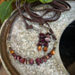 Purple Spiny Oyster Choker Lariat Necklace