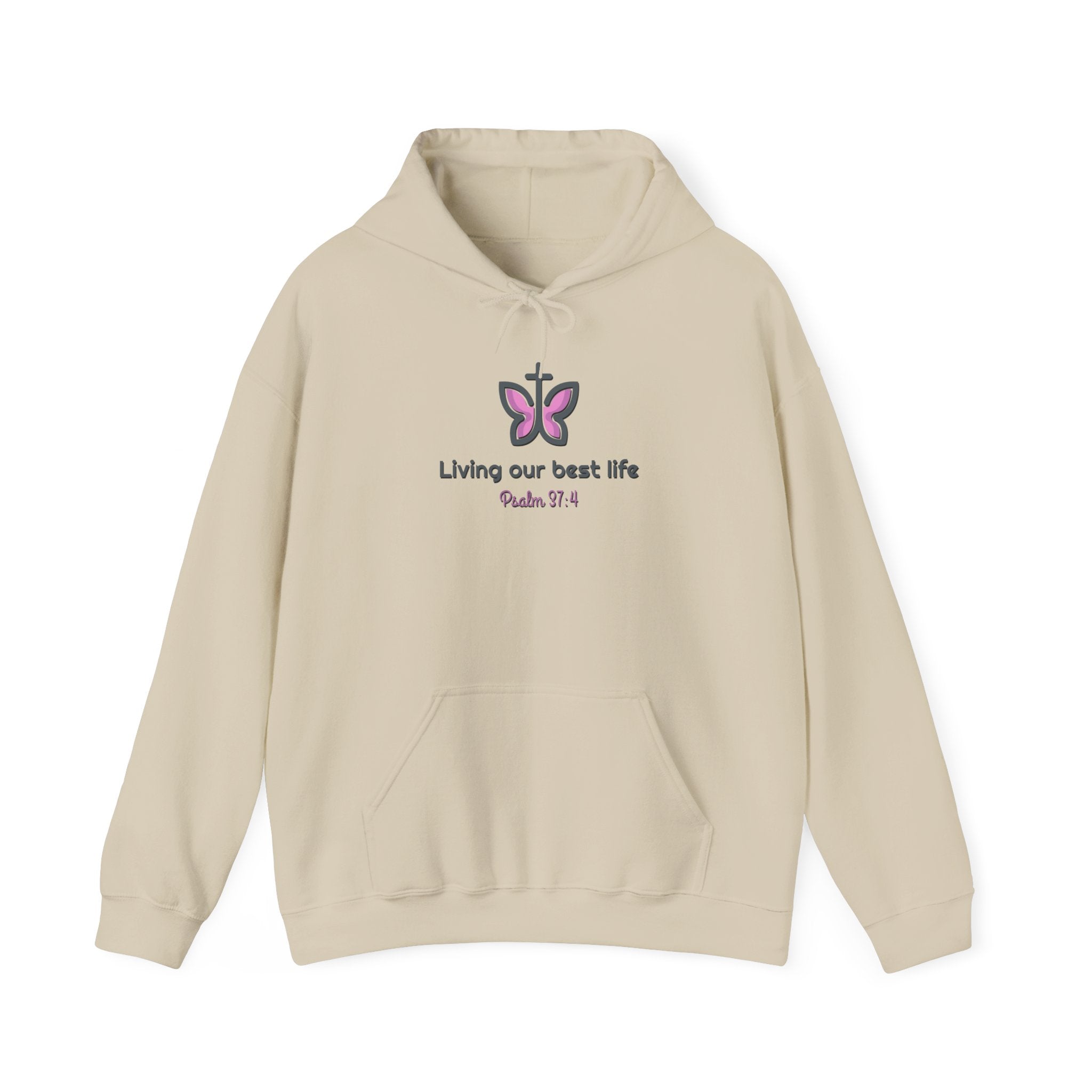 Living Our Best Life Inspirational Hoodie