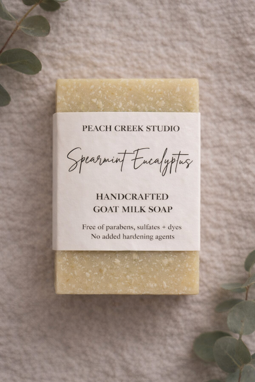 Handcrafted Goat Milk Soap - Spearmint Eucalyptus