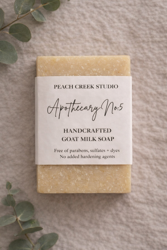 Handcrafted Goat Milk Soap - Apothecary No. 5