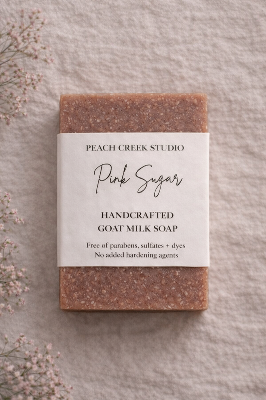 Handcrafted Goat Milk Soap - Pink Sugar