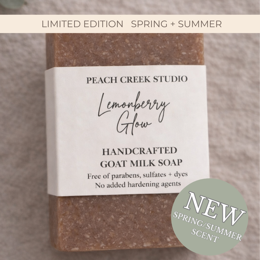Handcrafted Goat Milk Soap - Lemonberry Glow